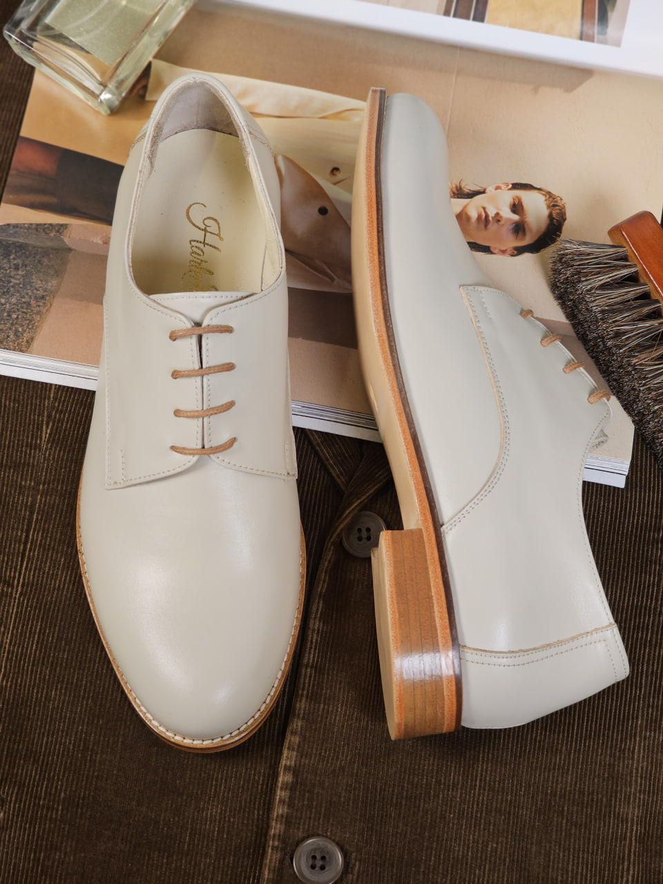 Frankie Classy Beige Leather 2 cm heel