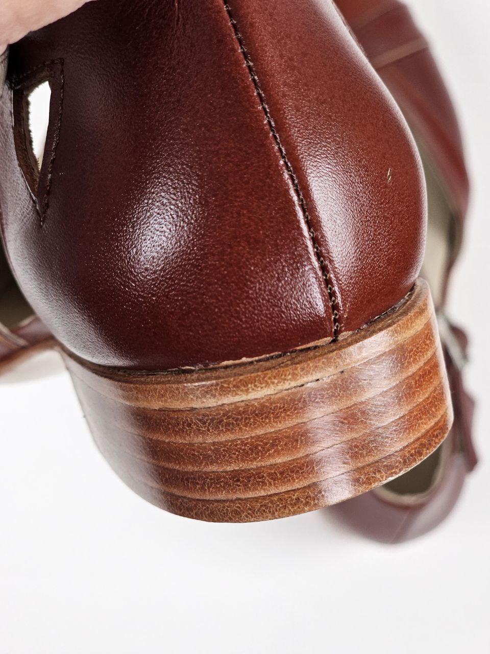 Sugar Brown Leather 2 cm heel