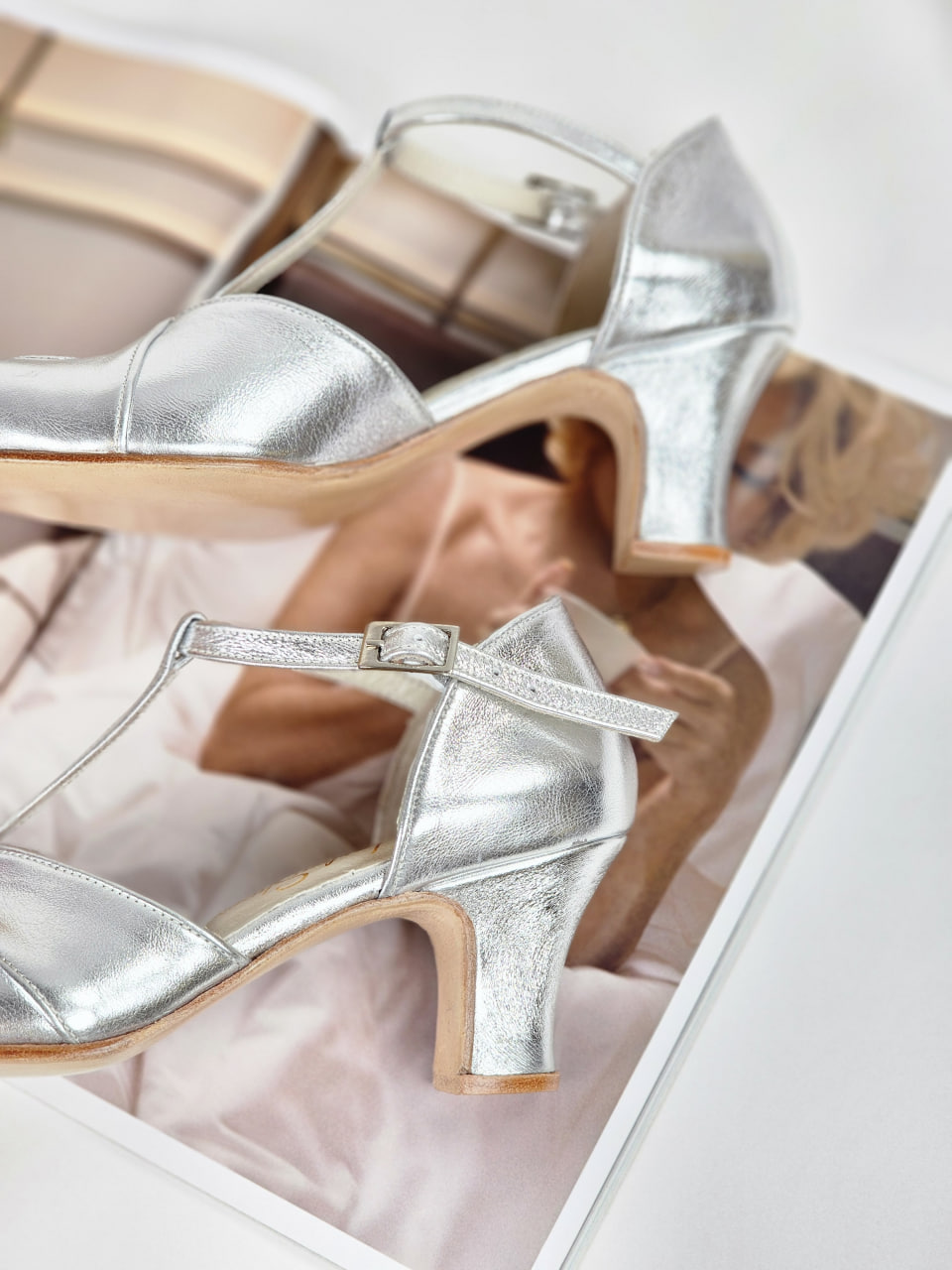Muse Silver Leather 6 cm heel