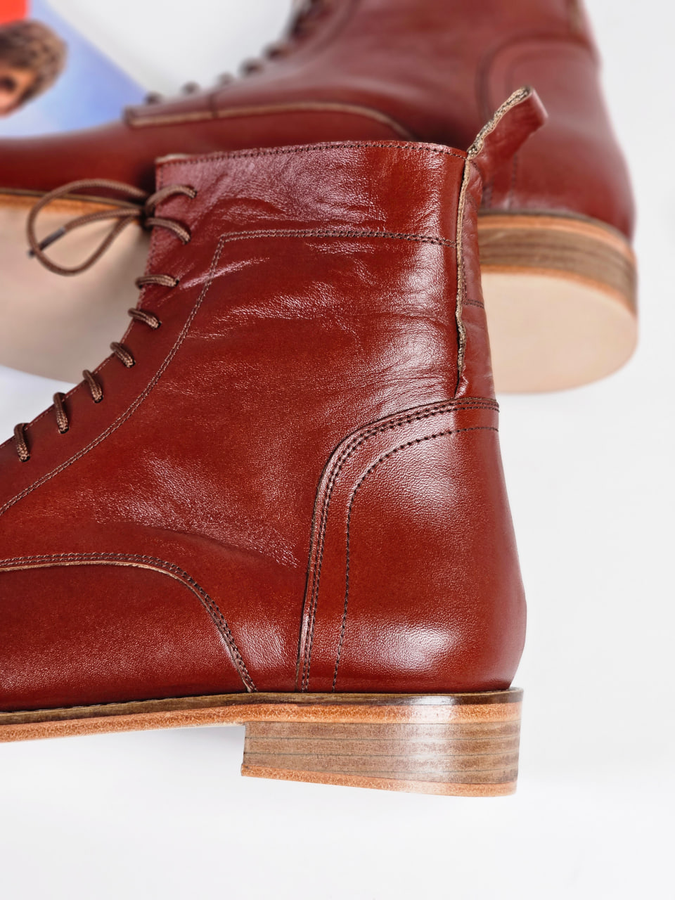 Harlem Boots Brown Leather 2 cm heel
