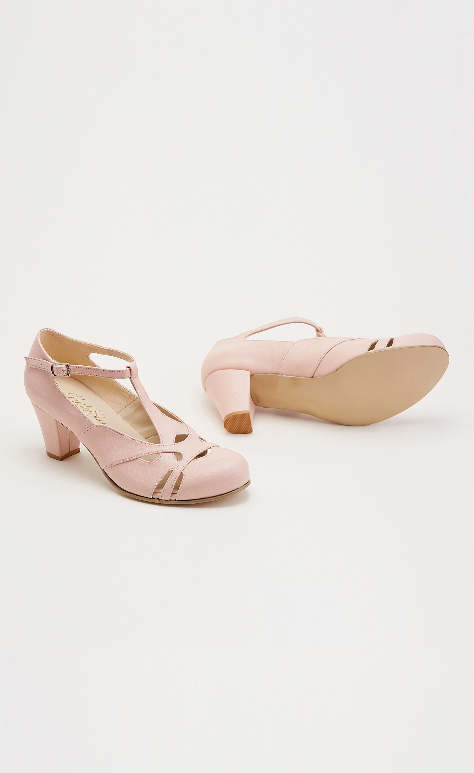 Spring Vegan Pink Leather 6 cm balboa heel