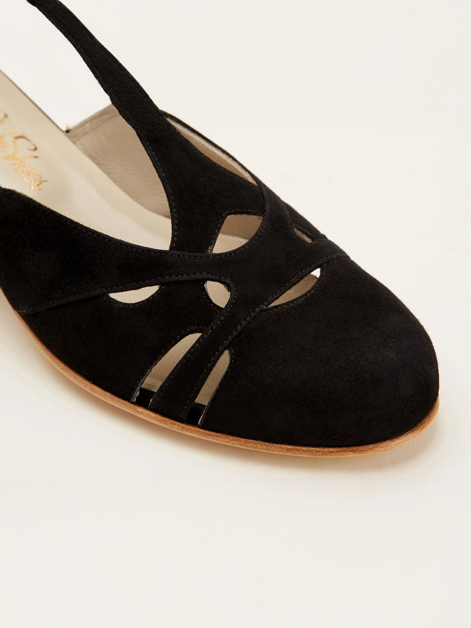 Spring Black Suede 4 cm heel
