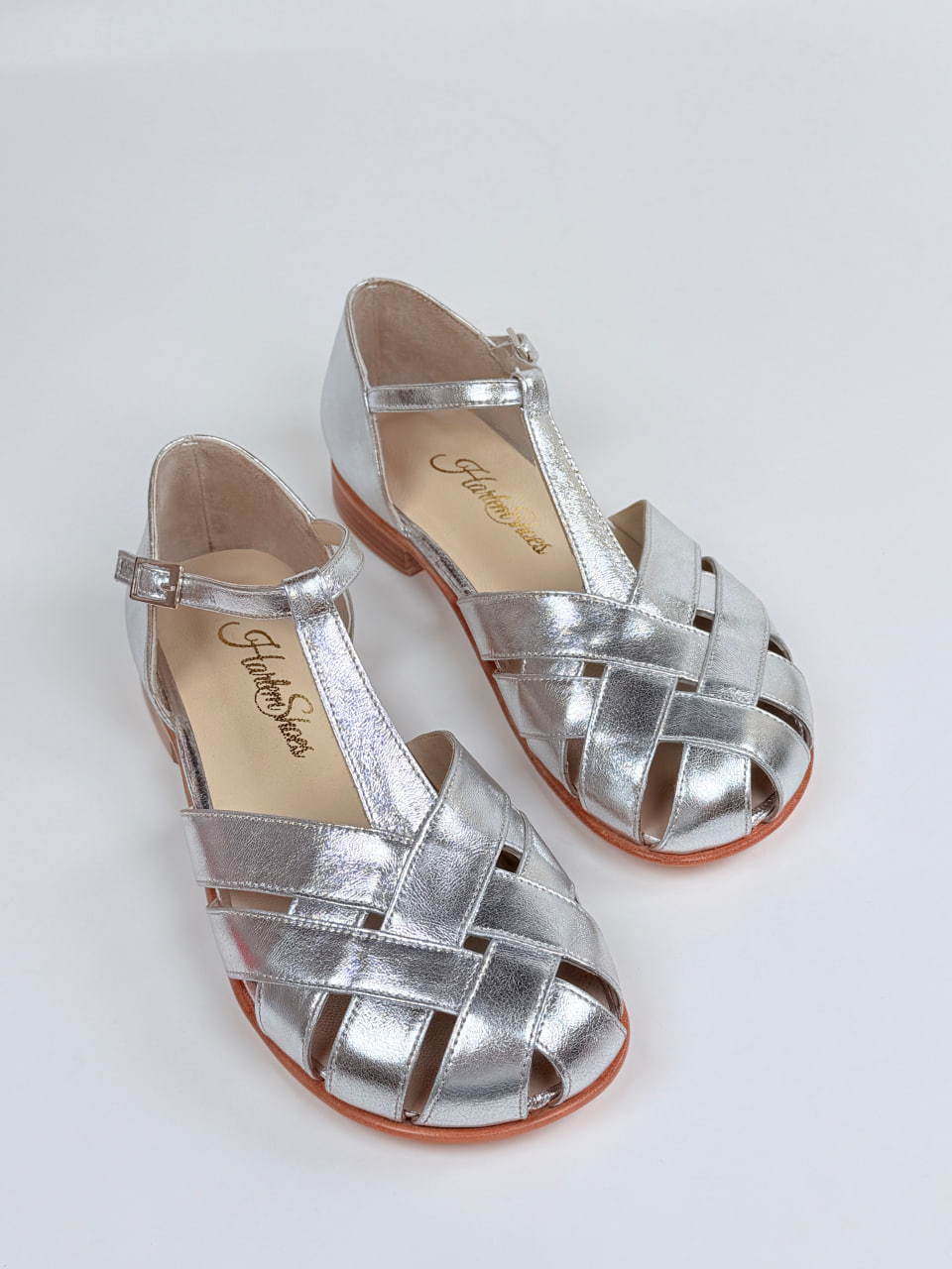 Barefoot Summer Silver Leather 1.5 heel