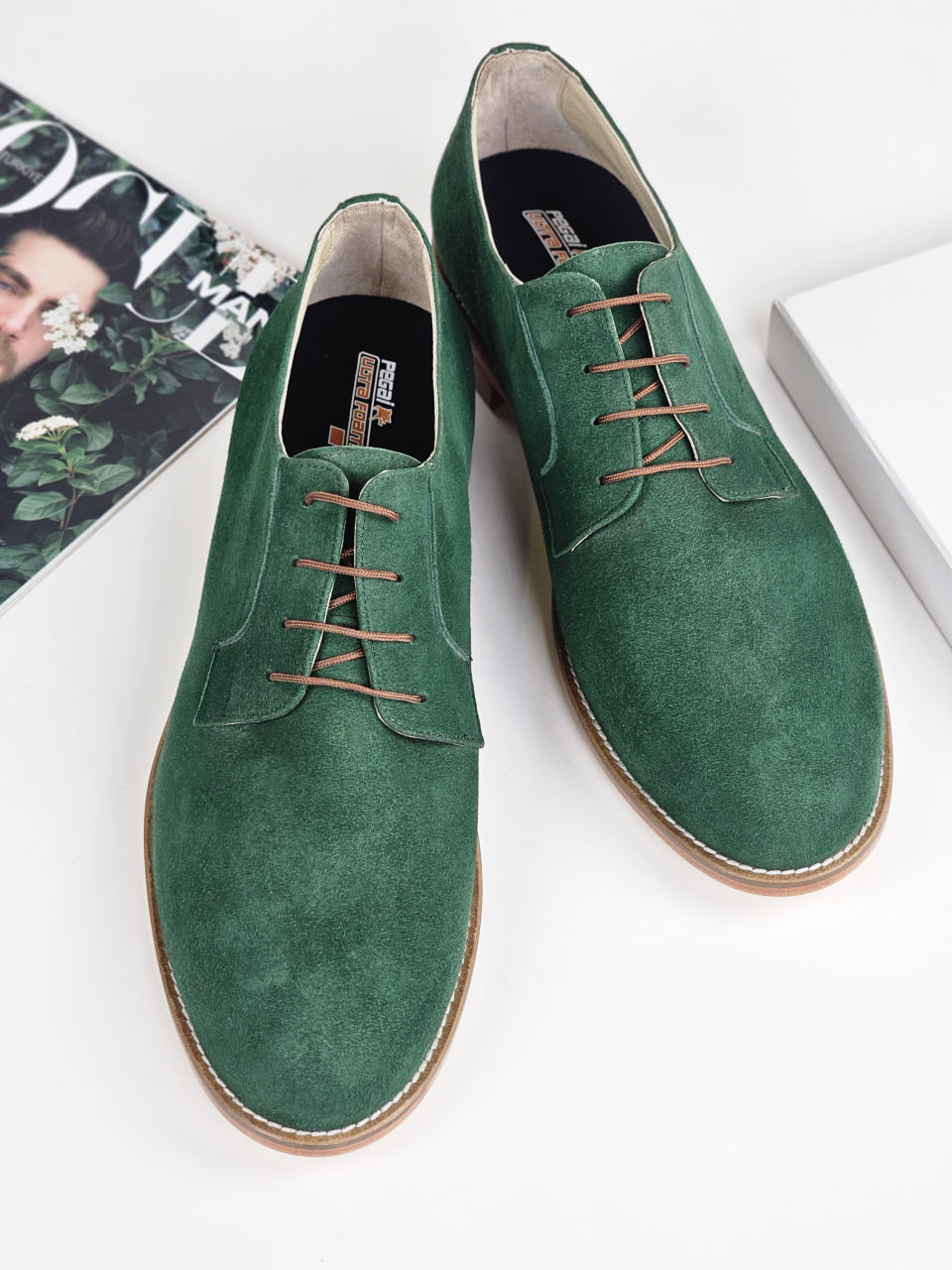 Jazz Slide Emerald Suede 2 cm heel