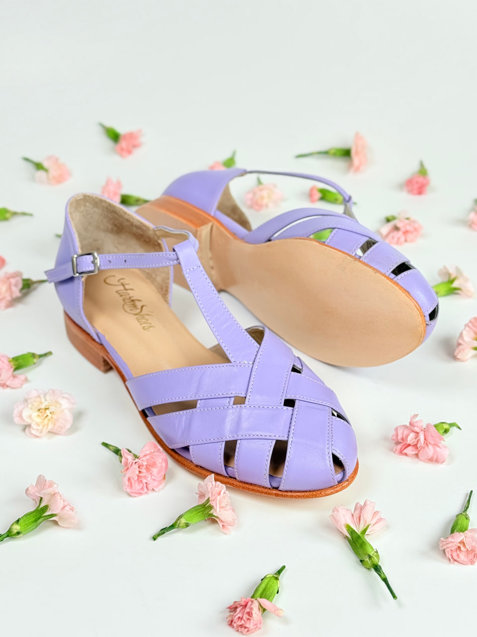 Summer Lilac Leather 1.5 cm heel