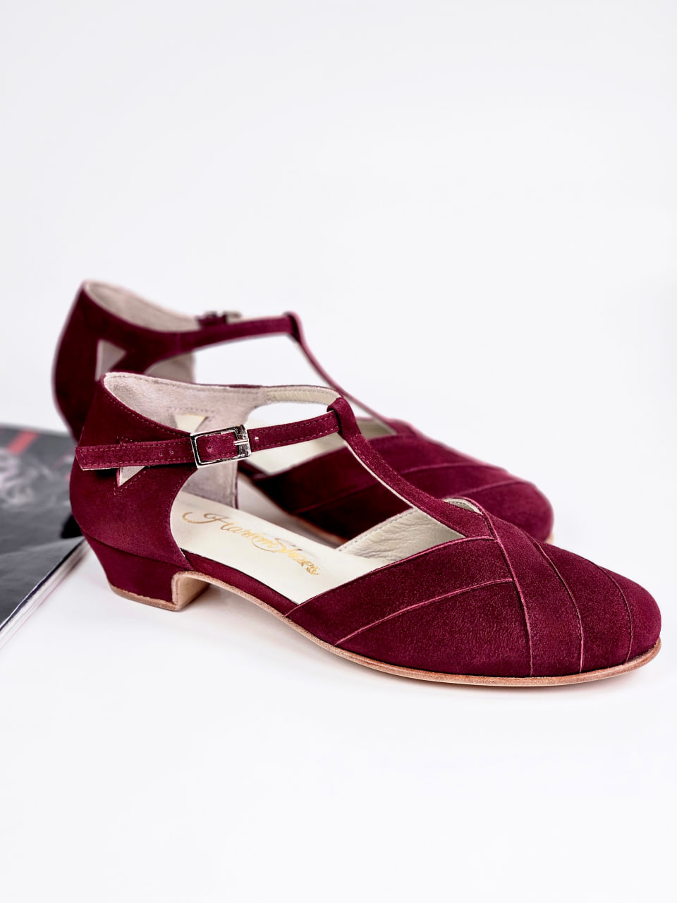 Sugar Bordeaux Suede 3 cm heel