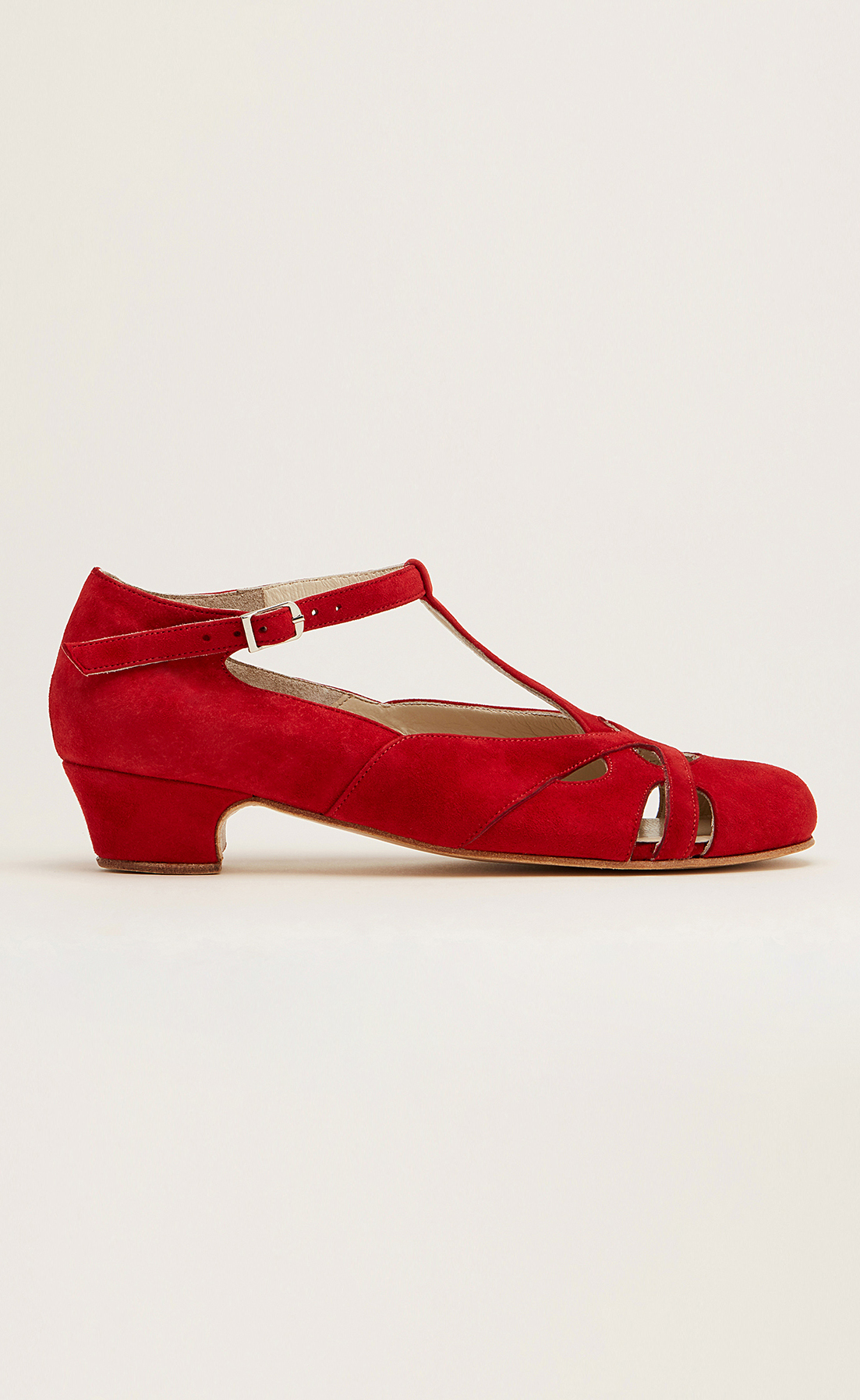 Spring Red Suede 4 cm heel