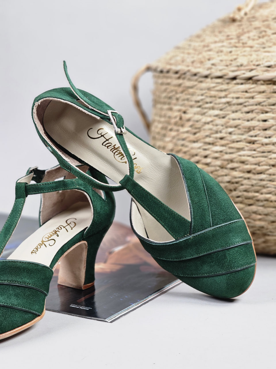Sugar Emerald Suede 6 cm heel