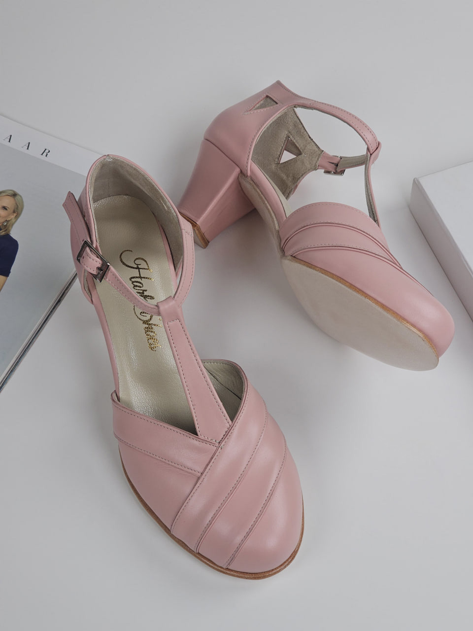 Sugar Pink Leather 6 cm balboa heel