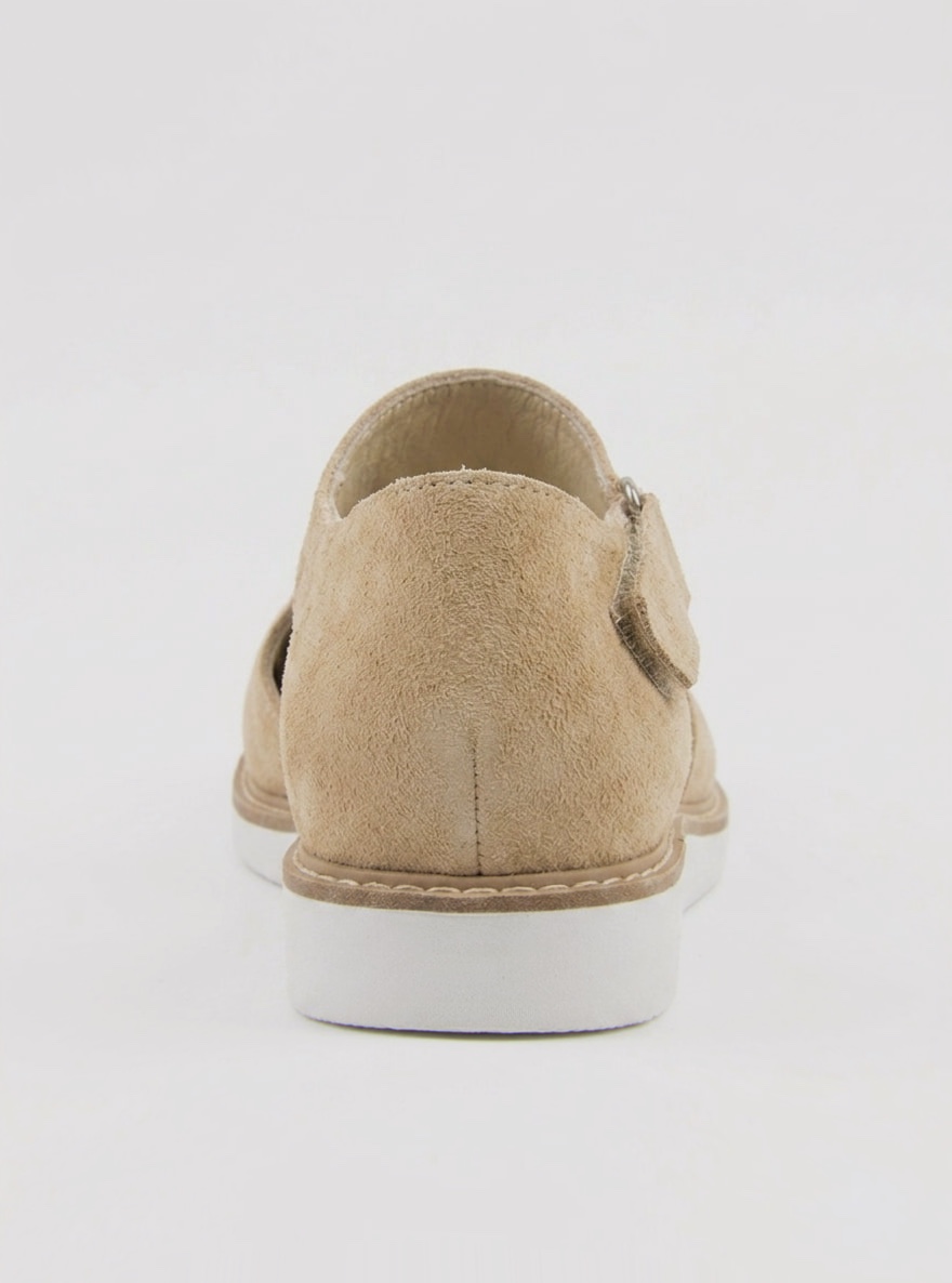 Milan Beige Suede with Eva Sole