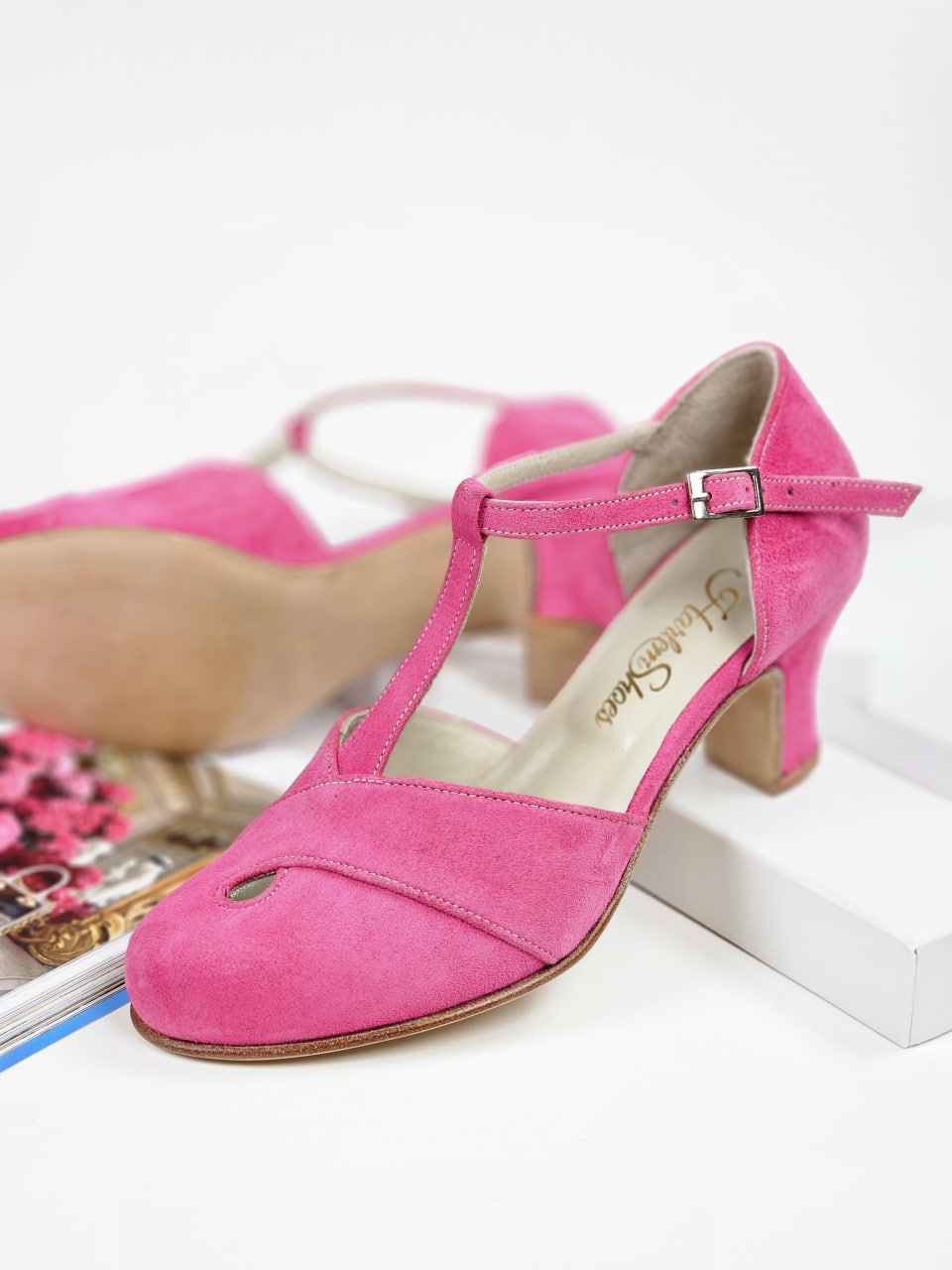 Muse Pink Suede 6 cm heel