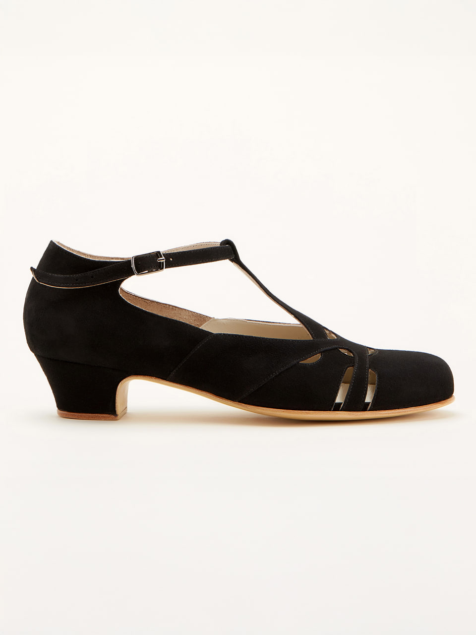 Spring Black Suede 4 cm heel
