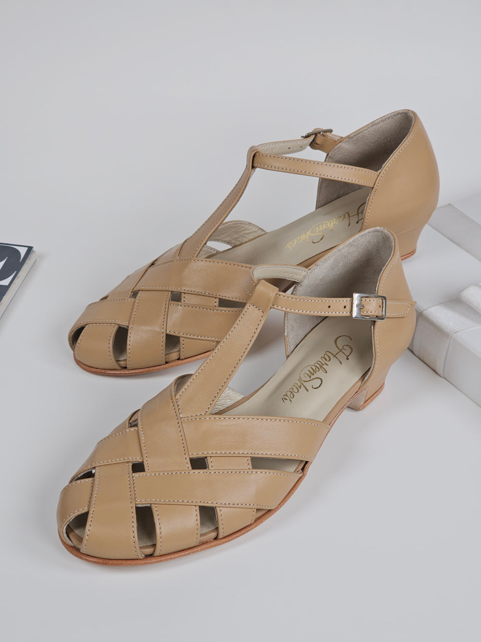 Summer Tan Leather 3 cm heel