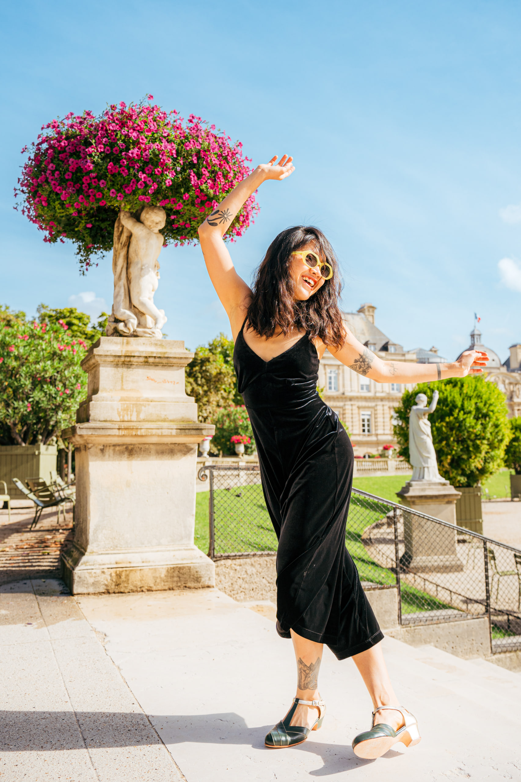 Sugar Jungle Green & Platinum Gold Leather 4 cm heel