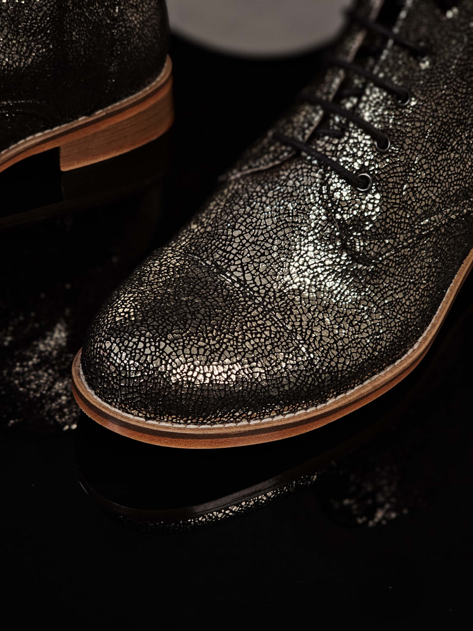 Derby Boots Grey Stone Suede 2 cm heel