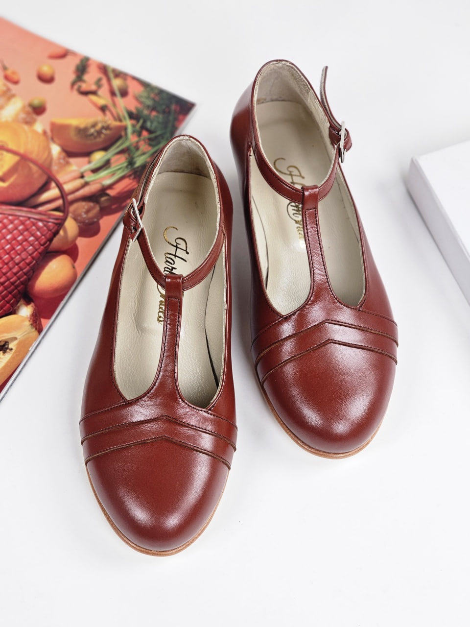 Barbie Brown Leather 4 cm heel