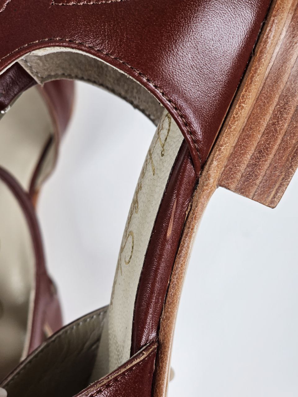 Sugar Brown Leather 2 cm heel