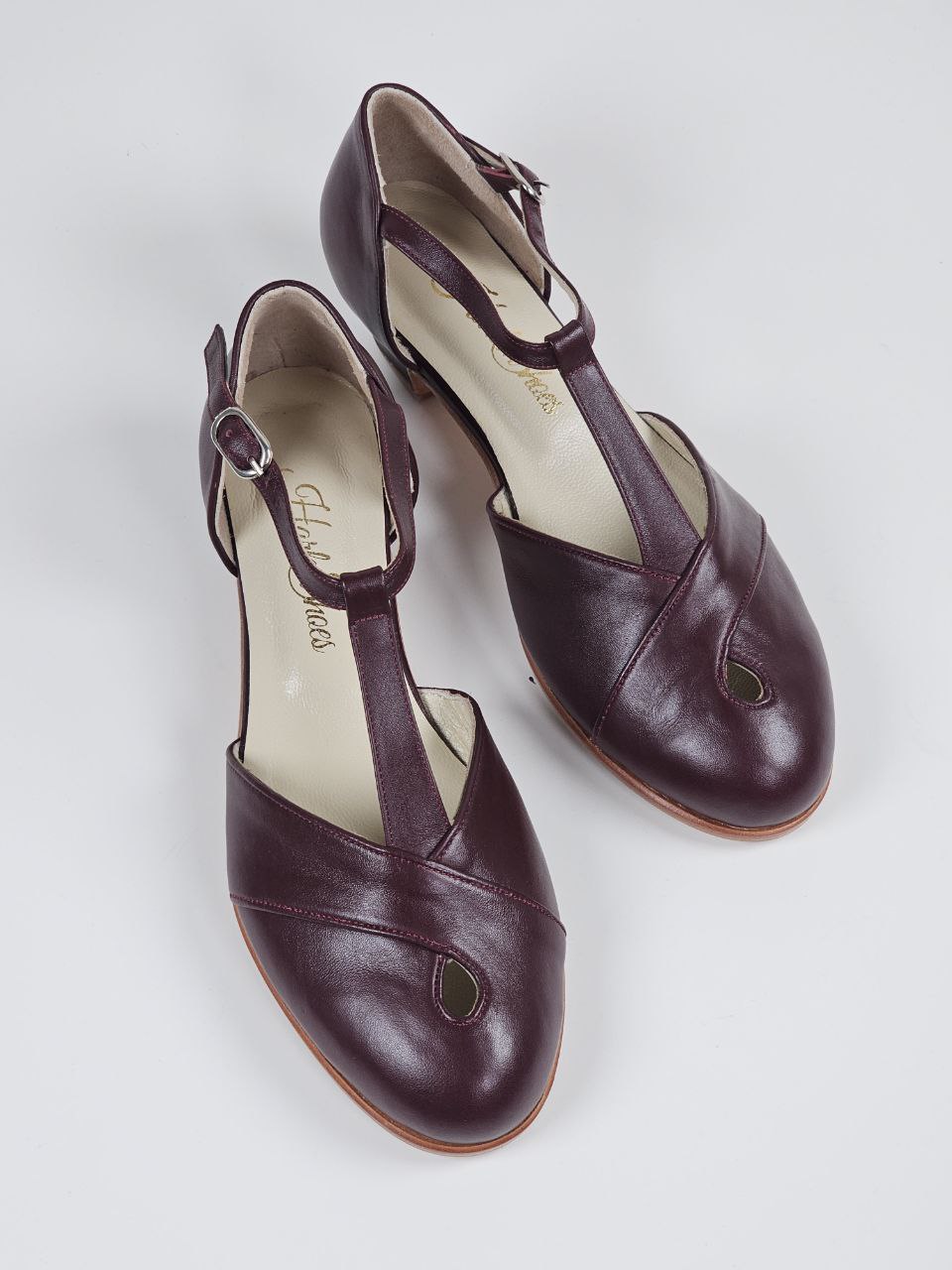 Muse Bordeaux Leather 4 cm heel