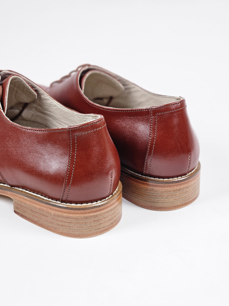Frankie Classy Brown Leather 2 cm heel