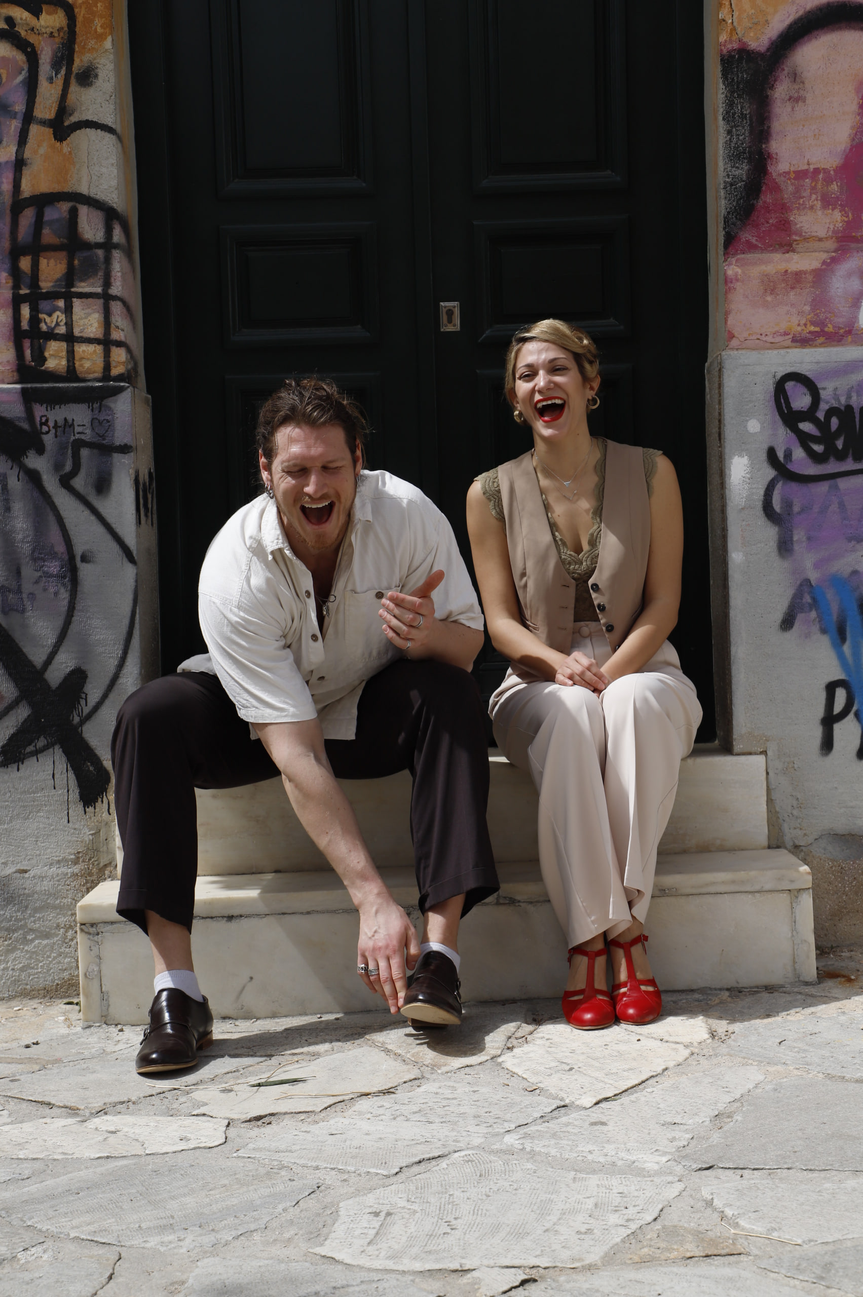 Isabel Red Leather 3 cm heel