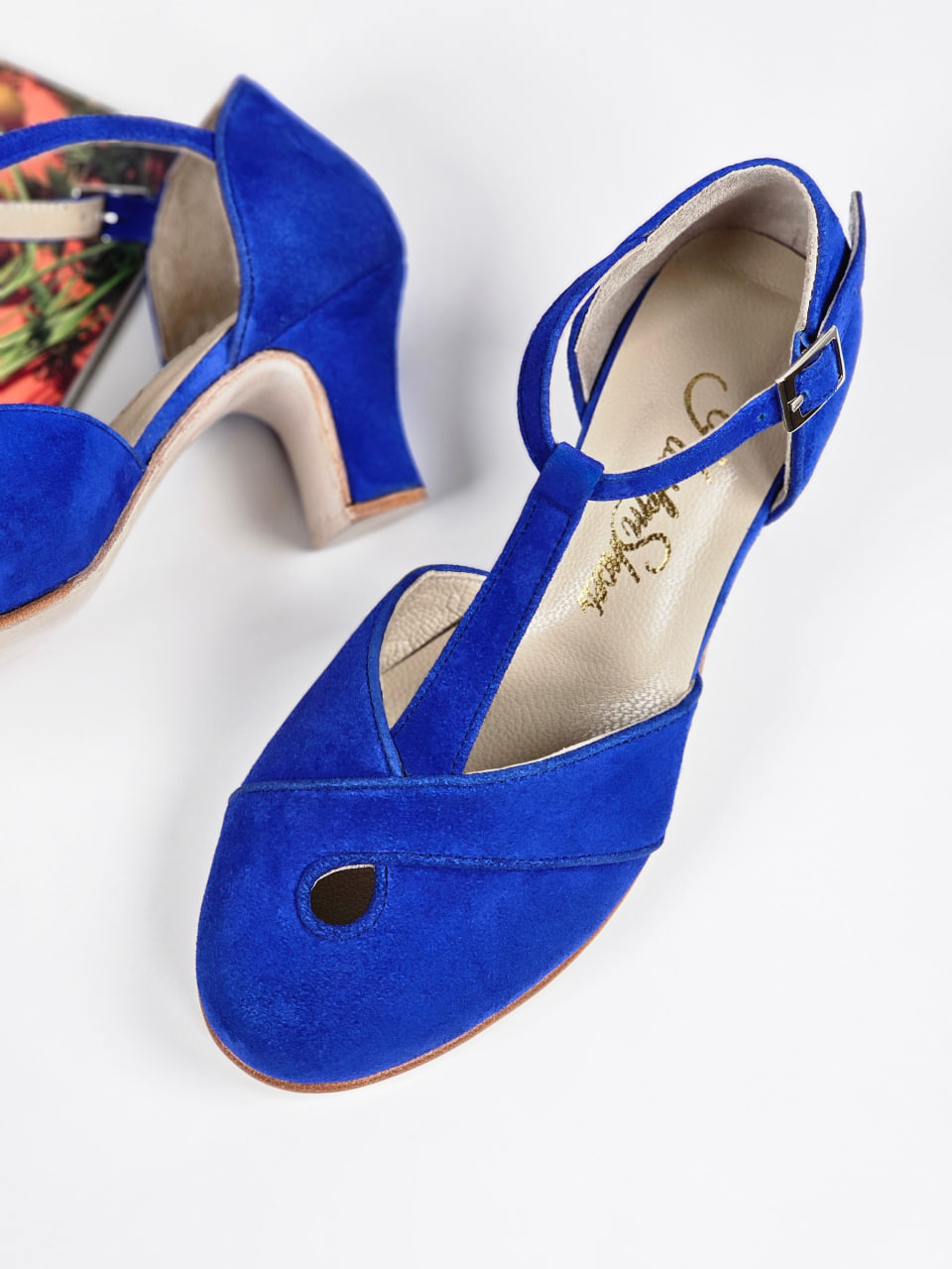 Muse Blue Suede 6 cm heel