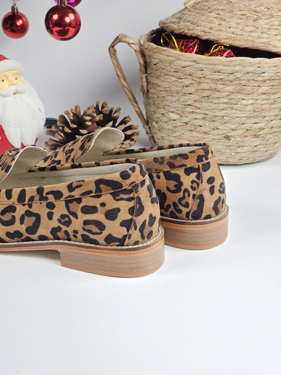 Loafers Leopard Suede 2 cm heel