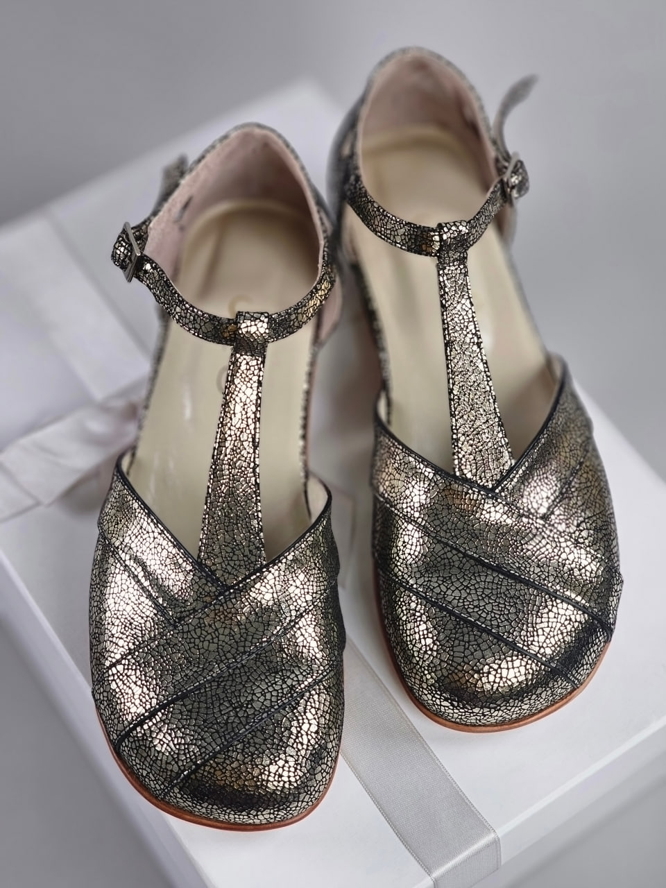 Barefoot Sugar Grey Stone 3 cm heel