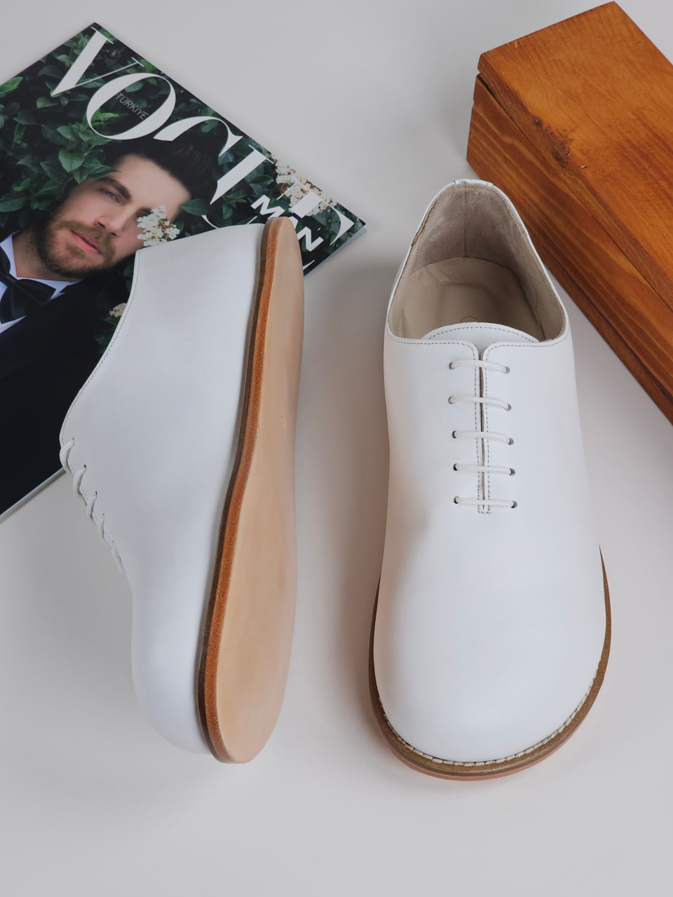 Barefoot Calloway White Leather Zero Drop