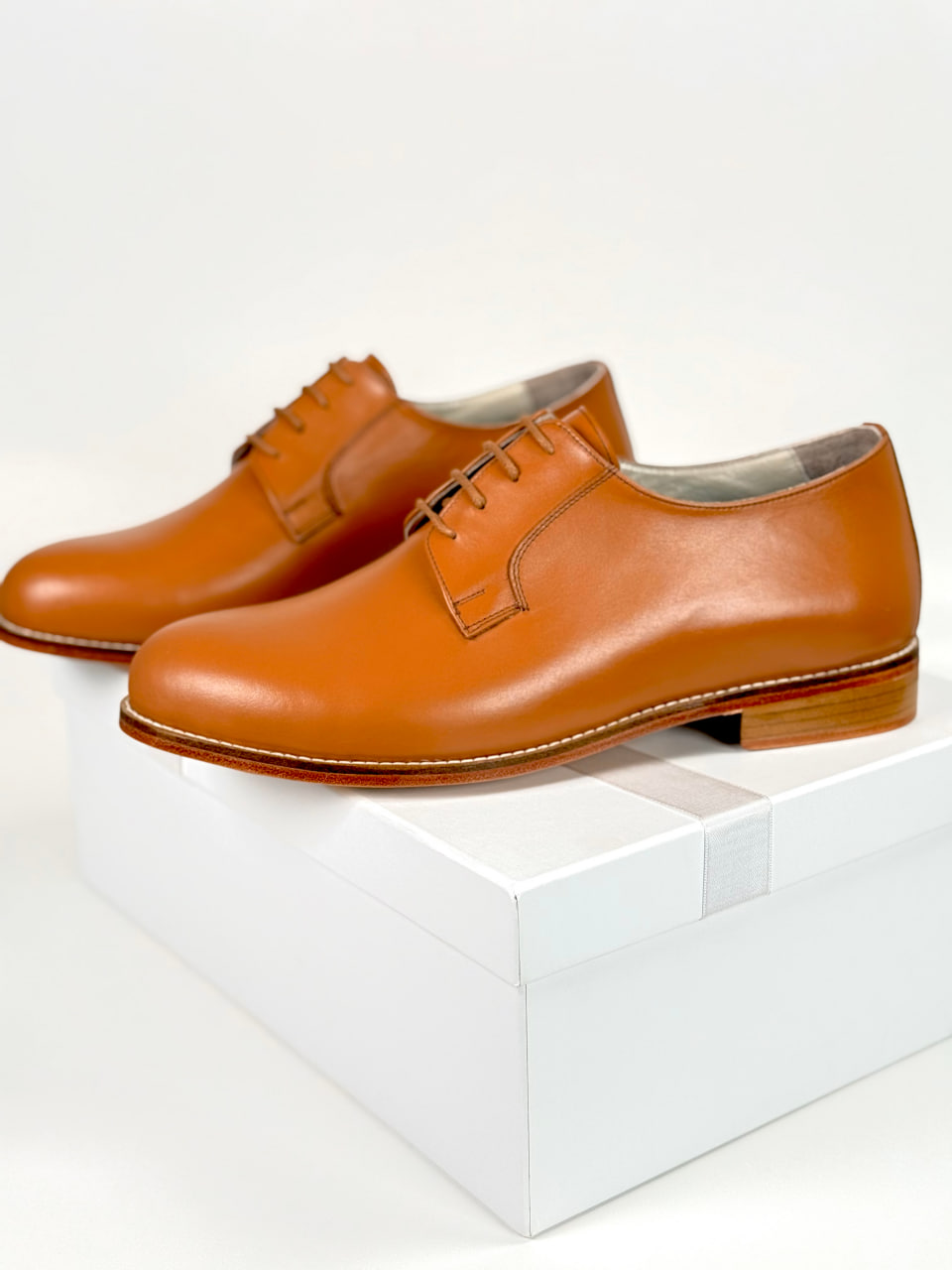 Jazz Slide Light Brown Leather 2 cm heel
