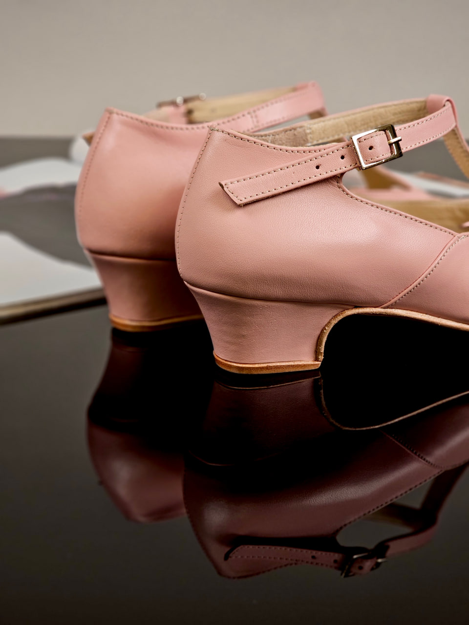 Spring Pink Leather 4 cm heel
