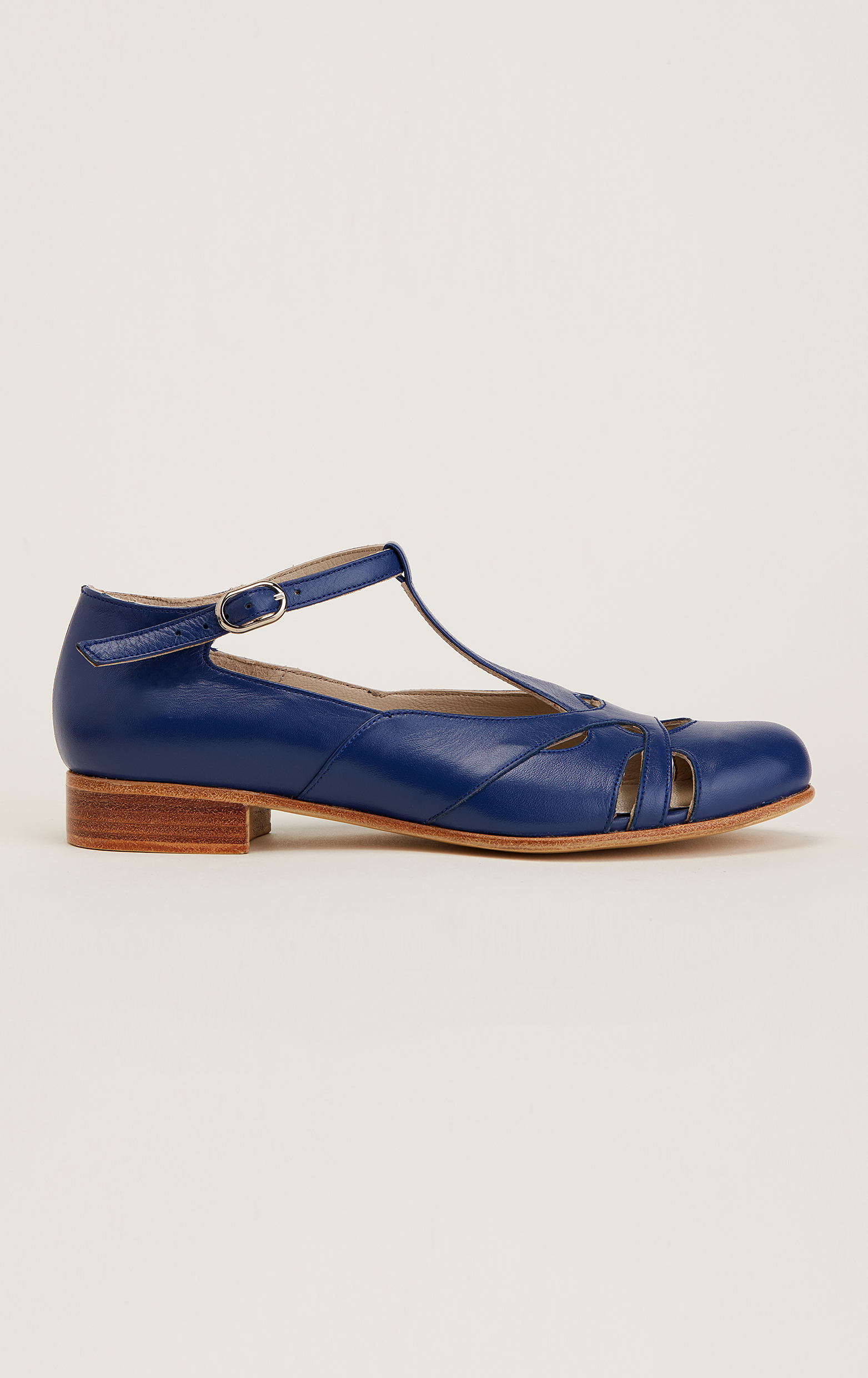 Spring Blue Leather 2 cm heel
