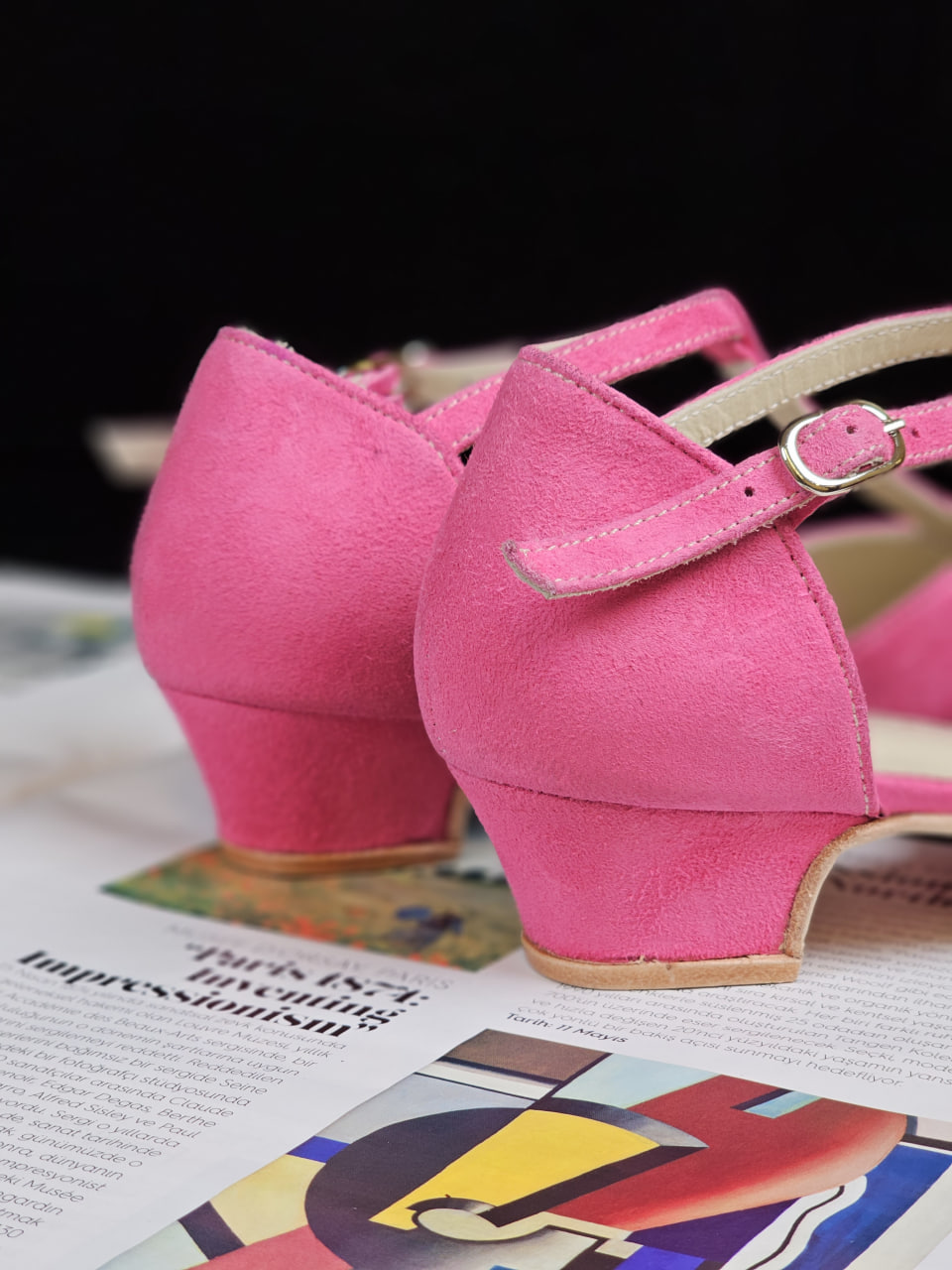 Muse Pink Suede 4 cm heel