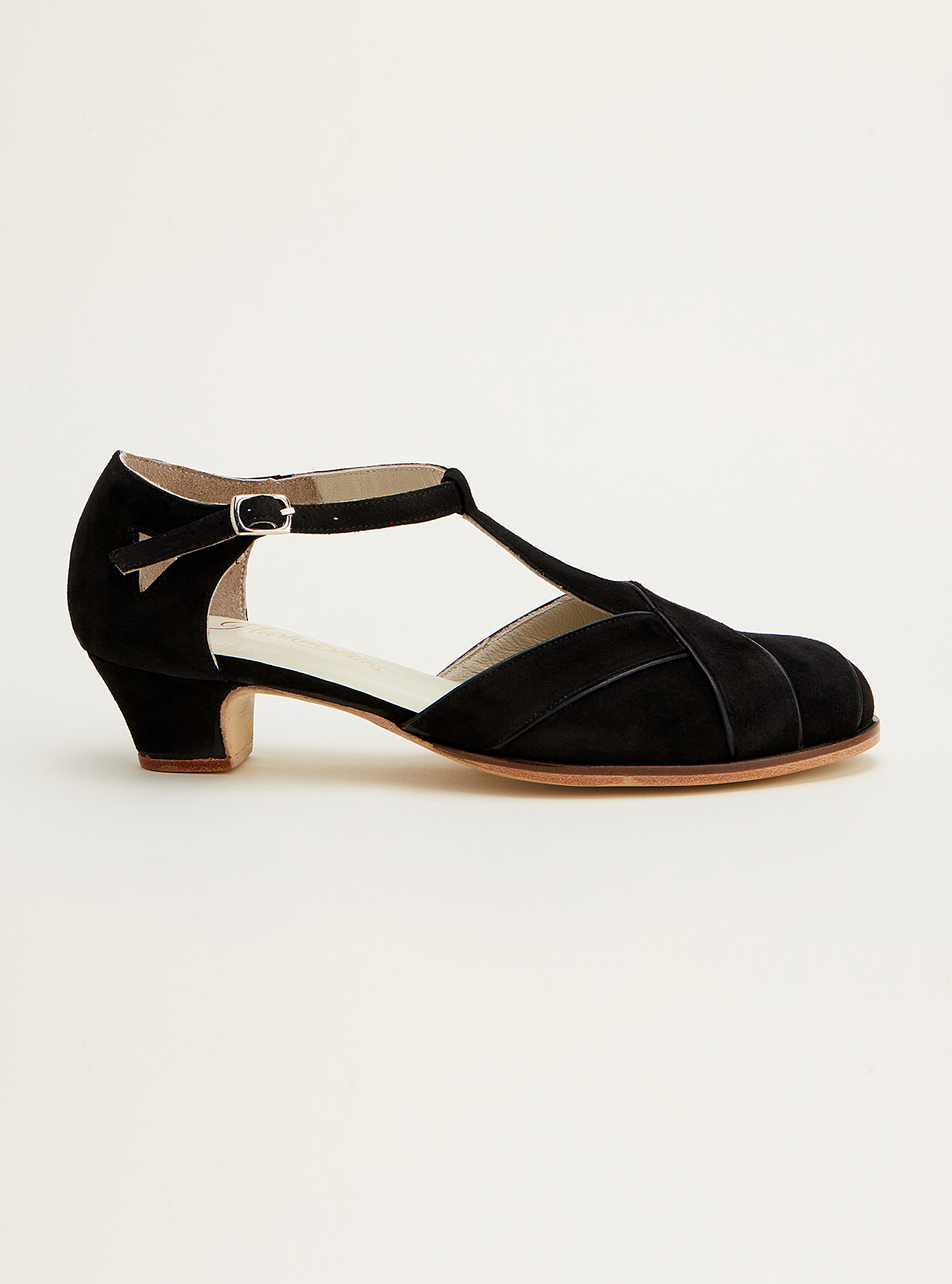Sugar Black Suede 4 cm heel
