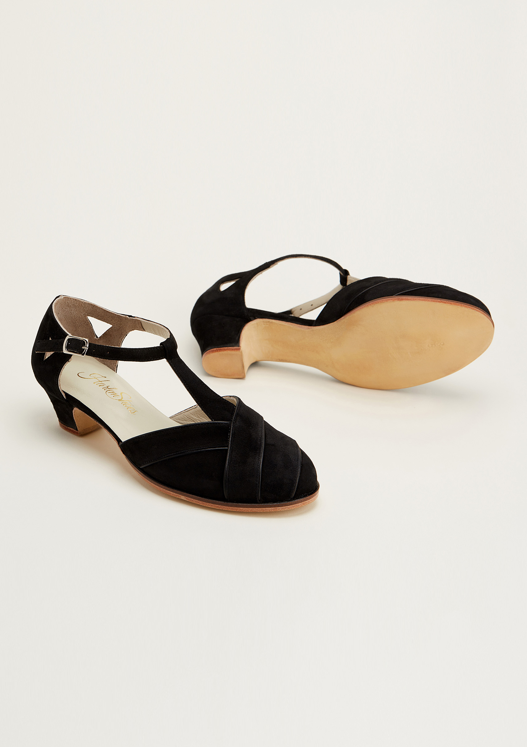 Sugar Black Suede 4 cm heel