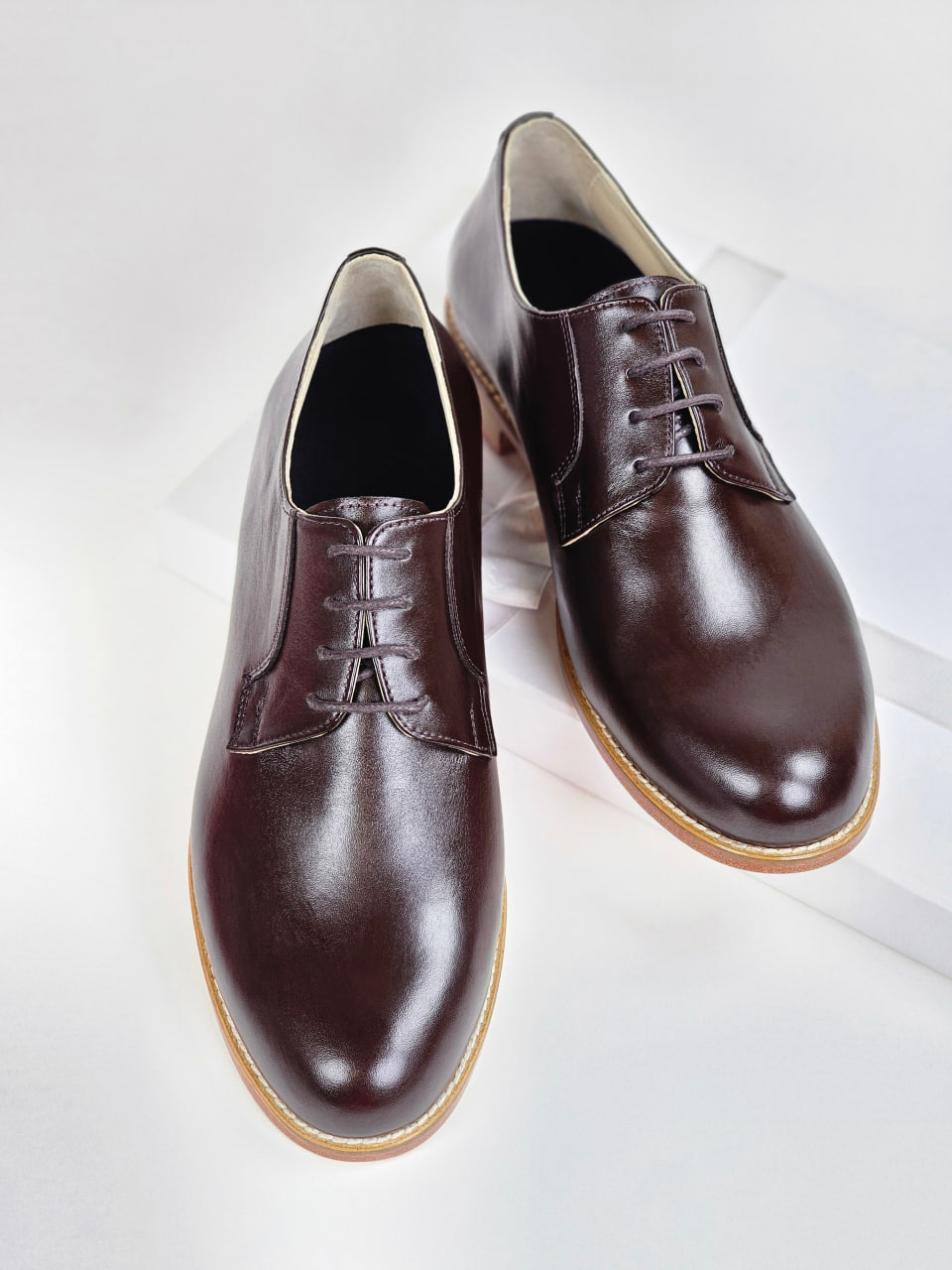 Jazz Slide Dark Chocolate Leather 2 cm heel