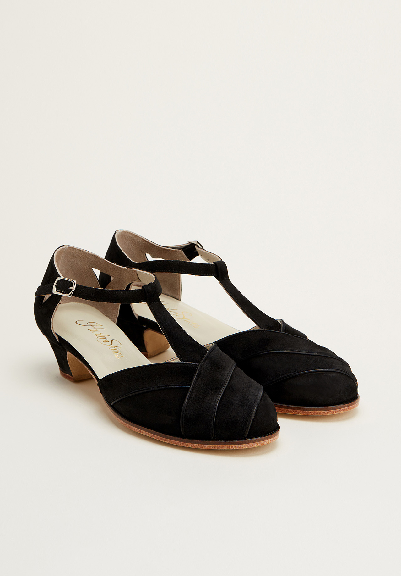 Sugar Black Suede 4 cm heel