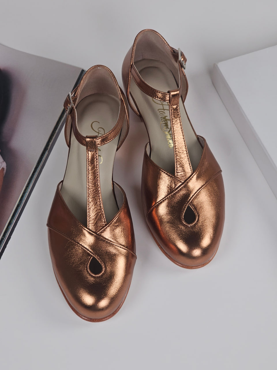 Muse Bronze 4 cm heel