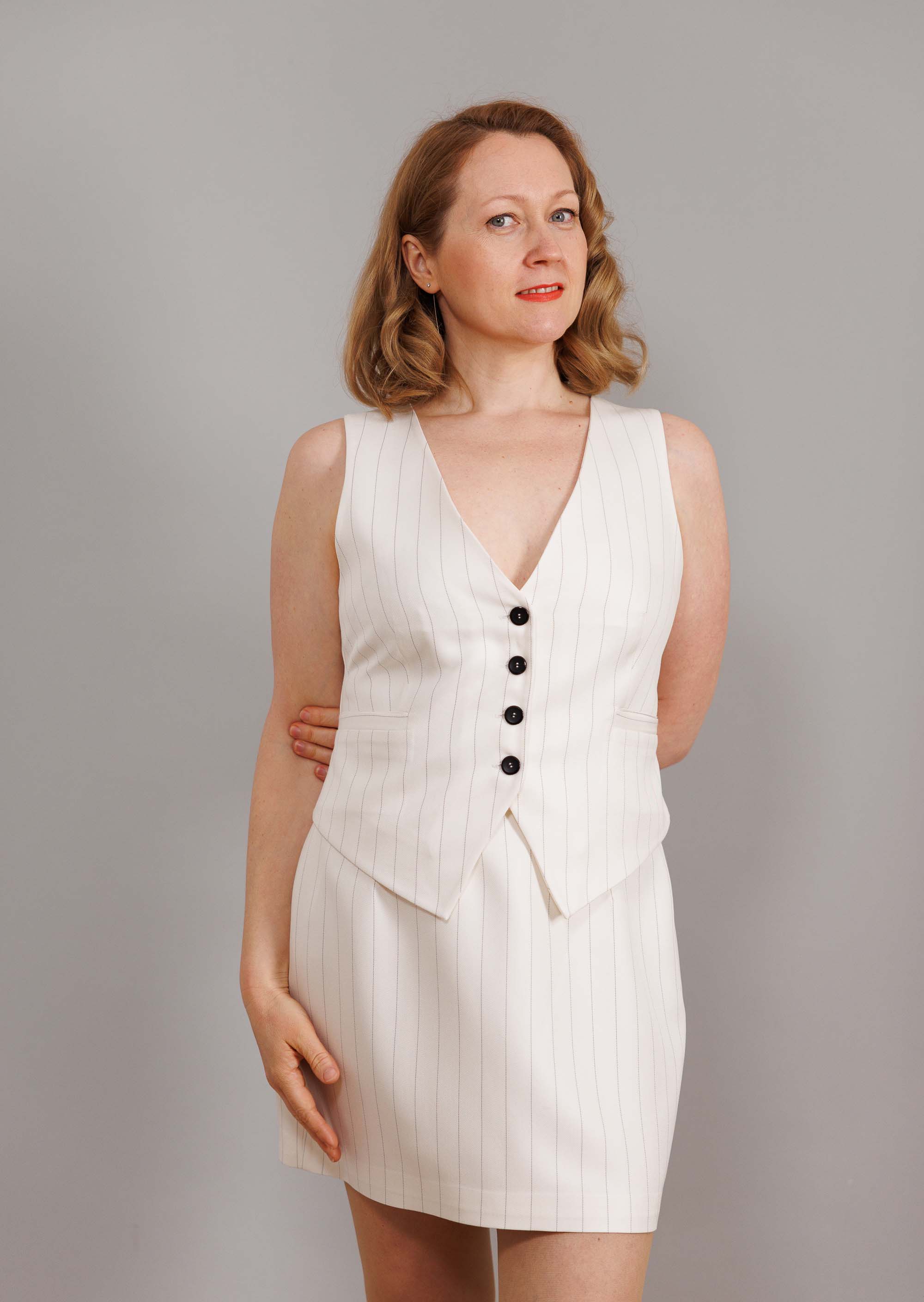 Suit with Skirt