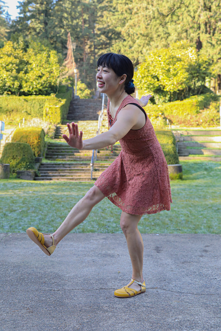 Barefoot Rosy Yellow & Gold Leather Zero Drop