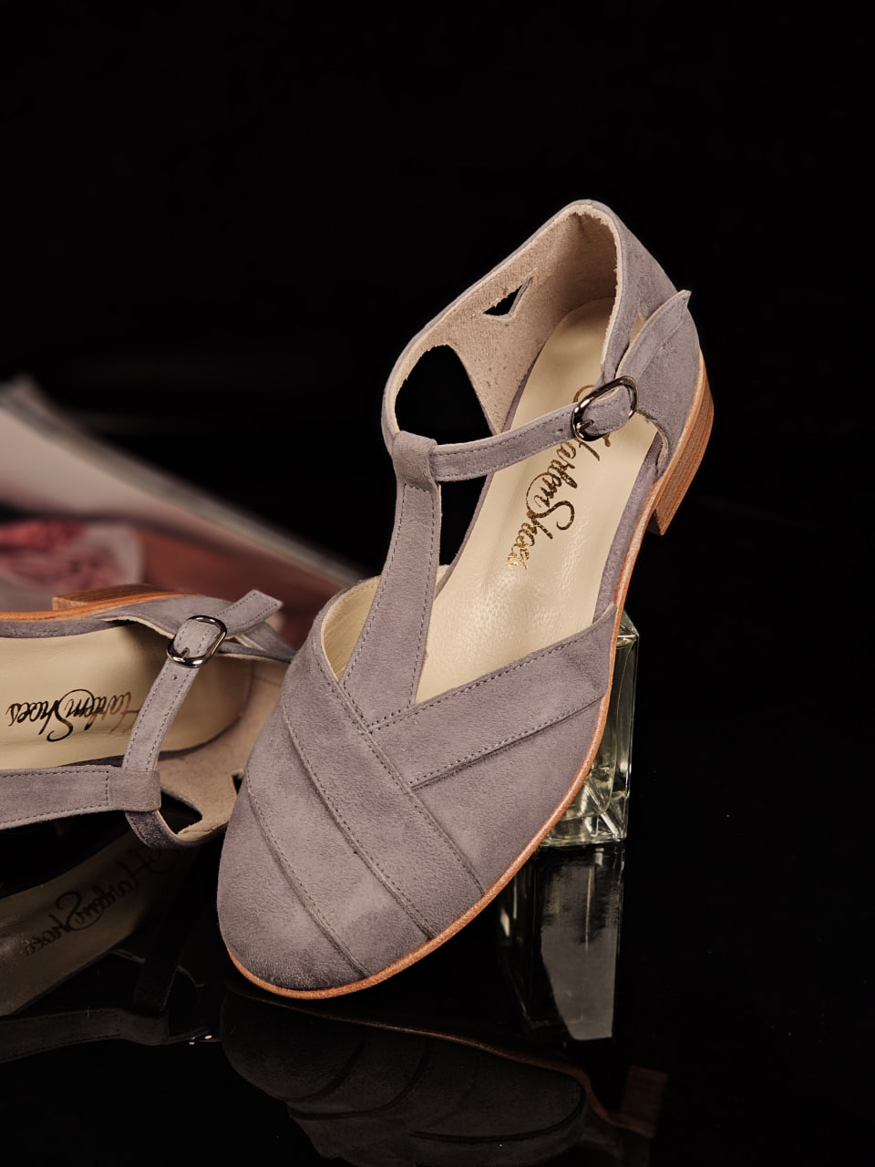 Sugar Grey Suede 2 cm heel