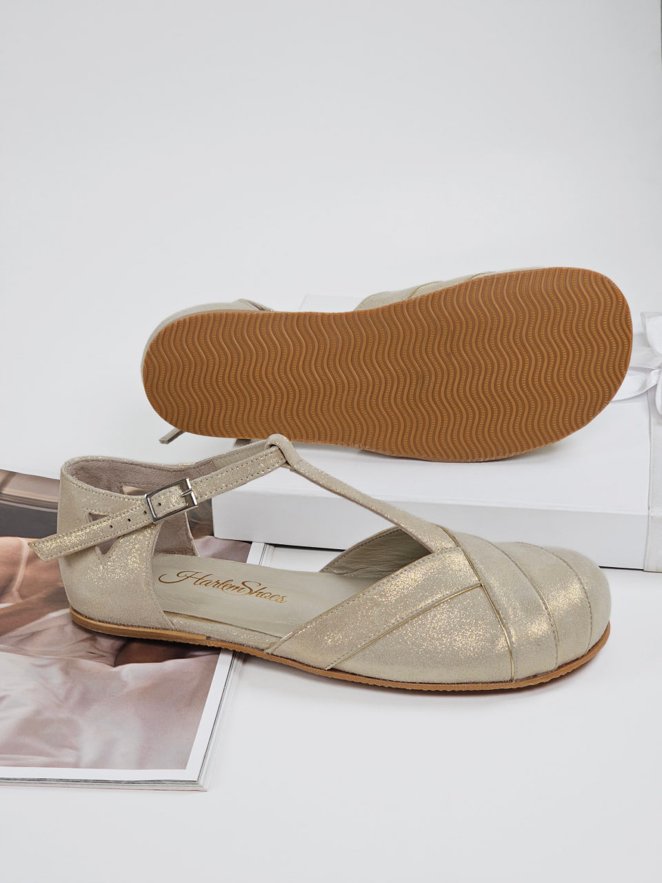 Barefoot Sugar Golden Suede Zero Drop