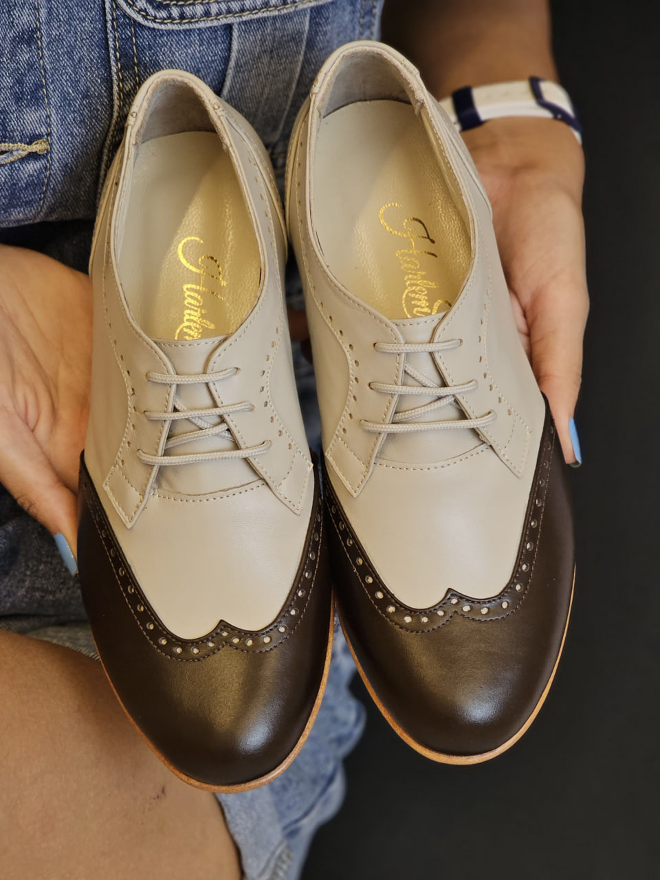 Women Oxfords Charleston 4 cm heel