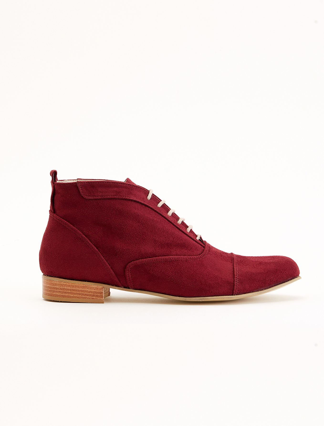 Smooth Boots Bordeaux Suede 2 cm heel