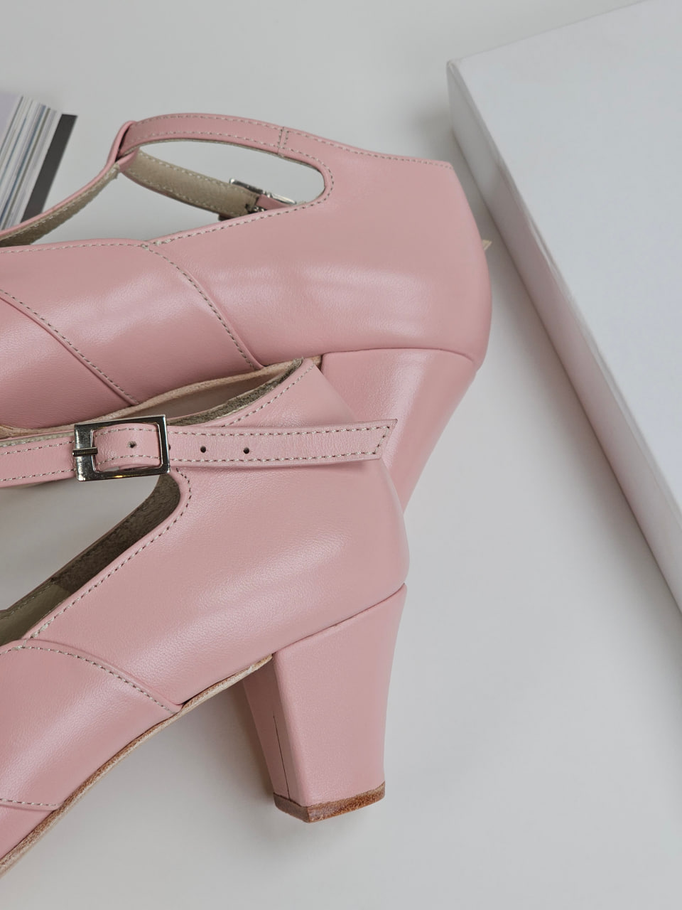 Spring Pink Leather 6 cm Balboa heel
