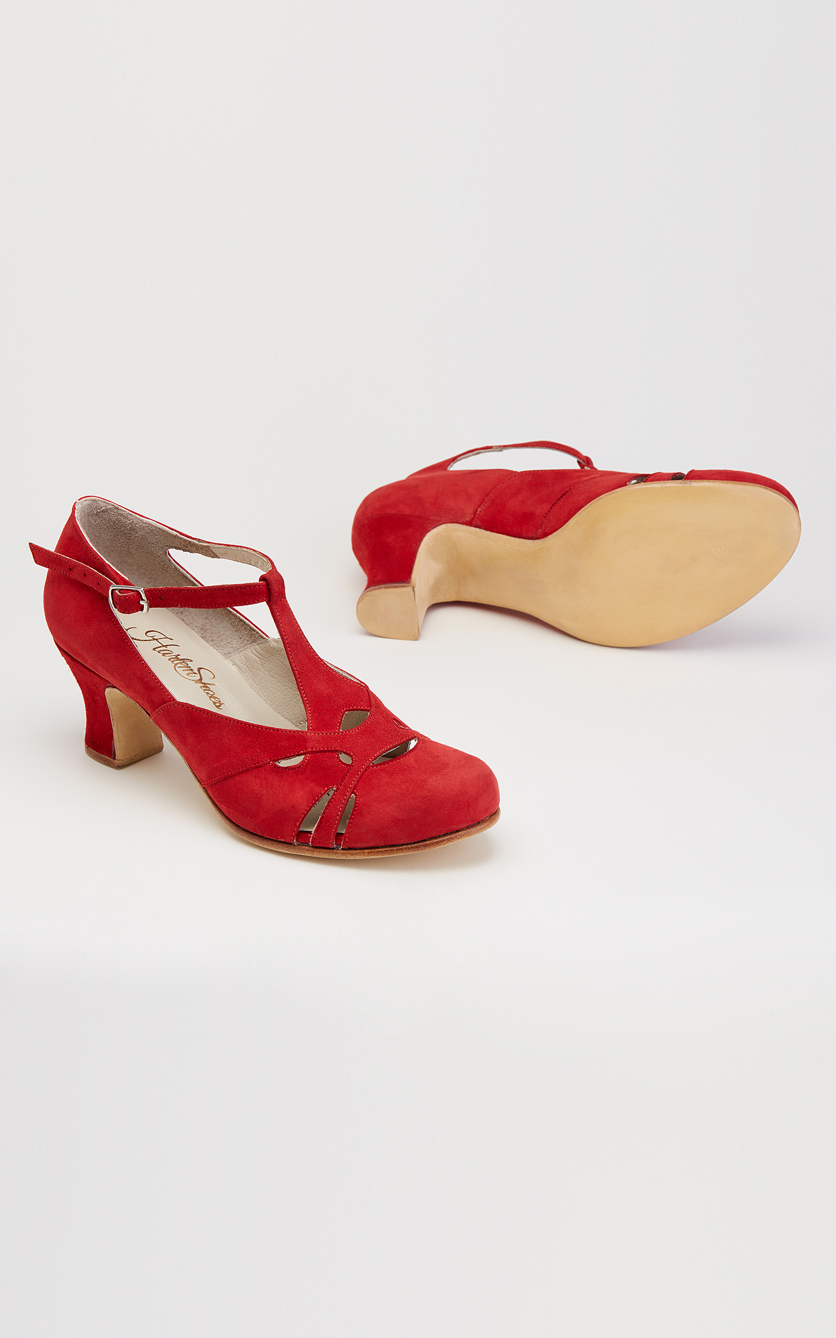 Spring Red Suede 6 cm heel