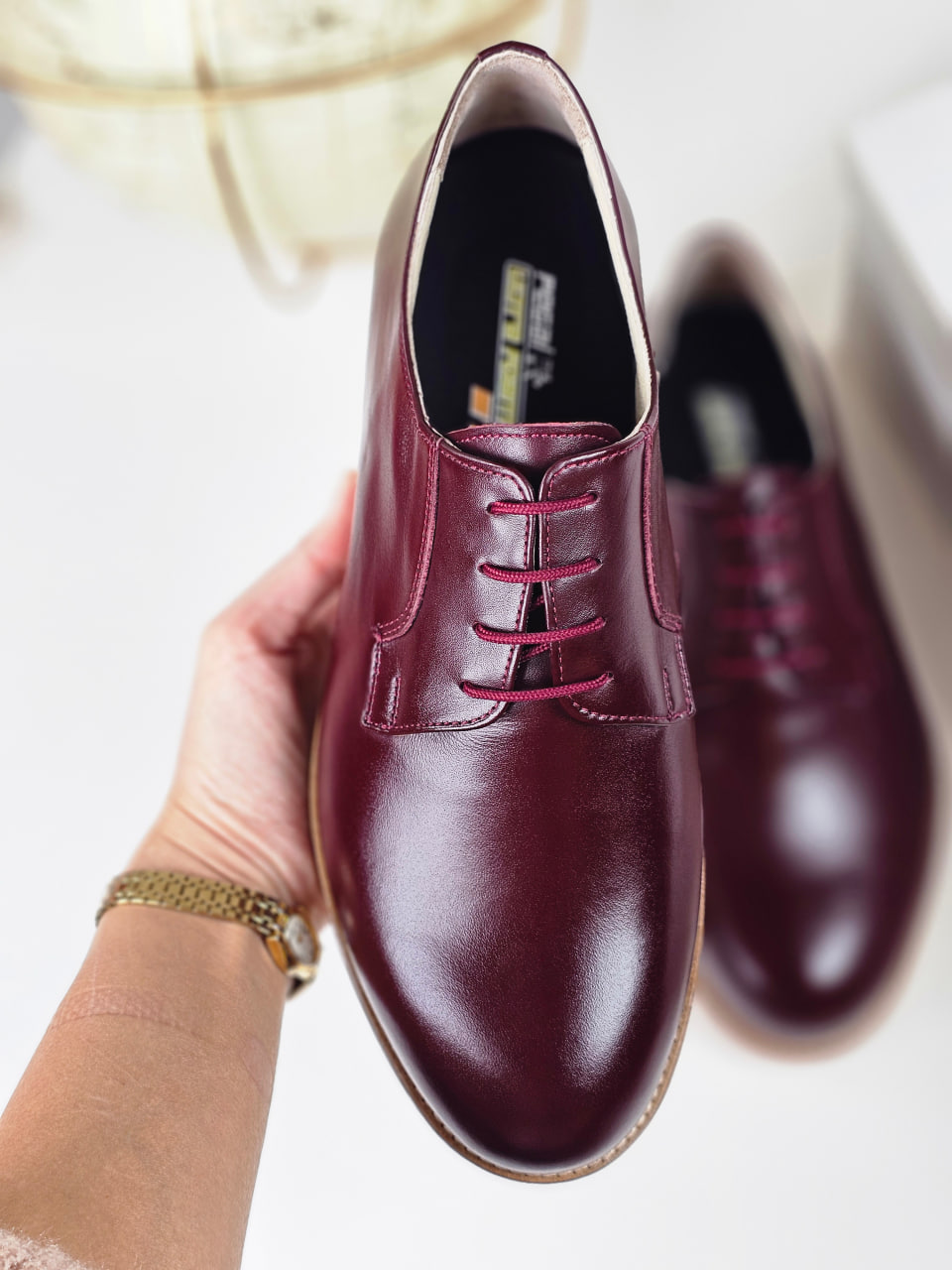 Jazz Slide Bordeaux Leather 2 cm heel