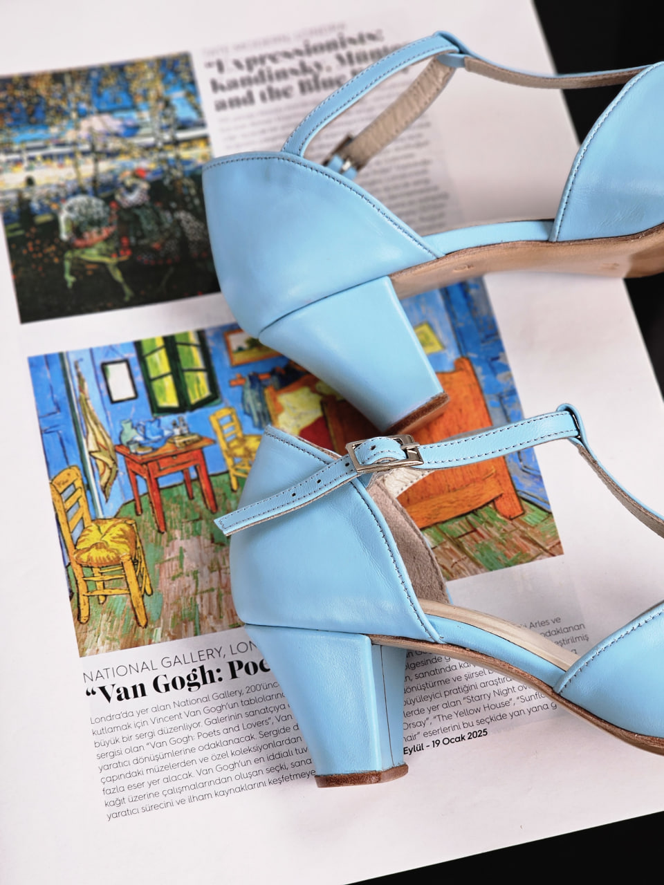 Muse Baby Blue Leather 6 cm Balboa heel
