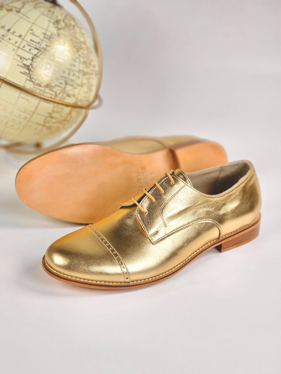 California Gold Leather 2 cm heel