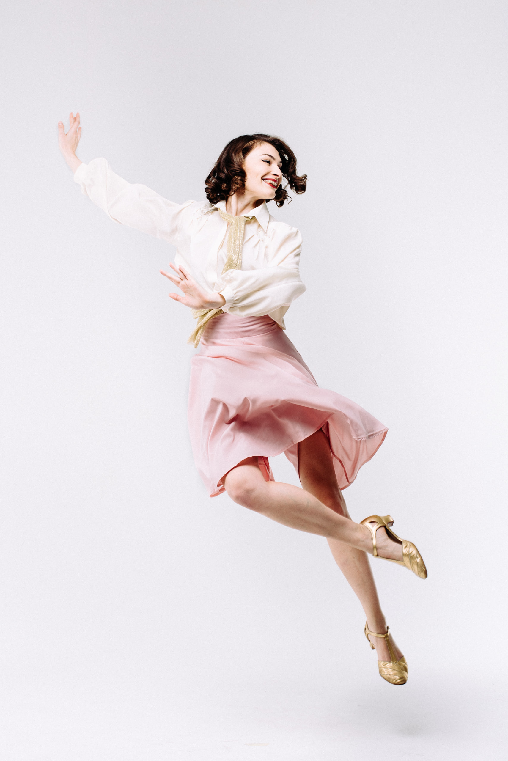 Sugar Gold Leather 4 cm heel