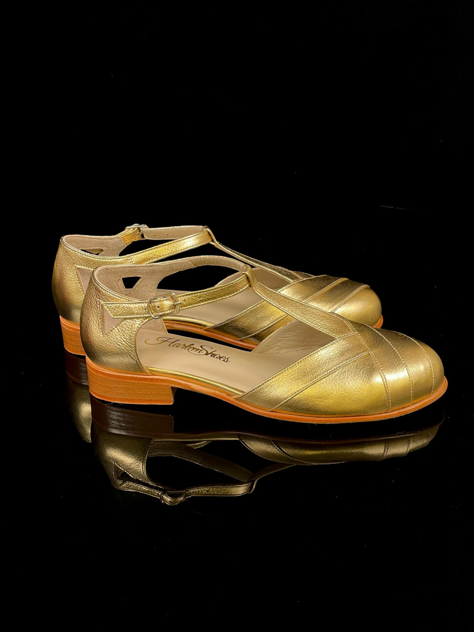 Sugar Gold Leather 2 cm heel